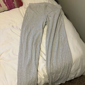 Skims Heather Gray Pajama Pants